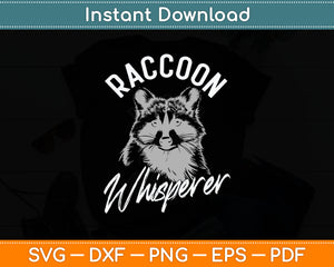 Raccoon Street Cat Funny Svg Digital Cutting File