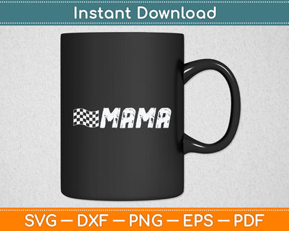 Racing Birthday Party Matching Family Race Car Pit Crew Mama Svg Digital Cutting File