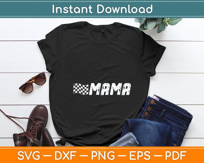 Racing Birthday Party Matching Family Race Car Pit Crew Mama Svg Digital Cutting File