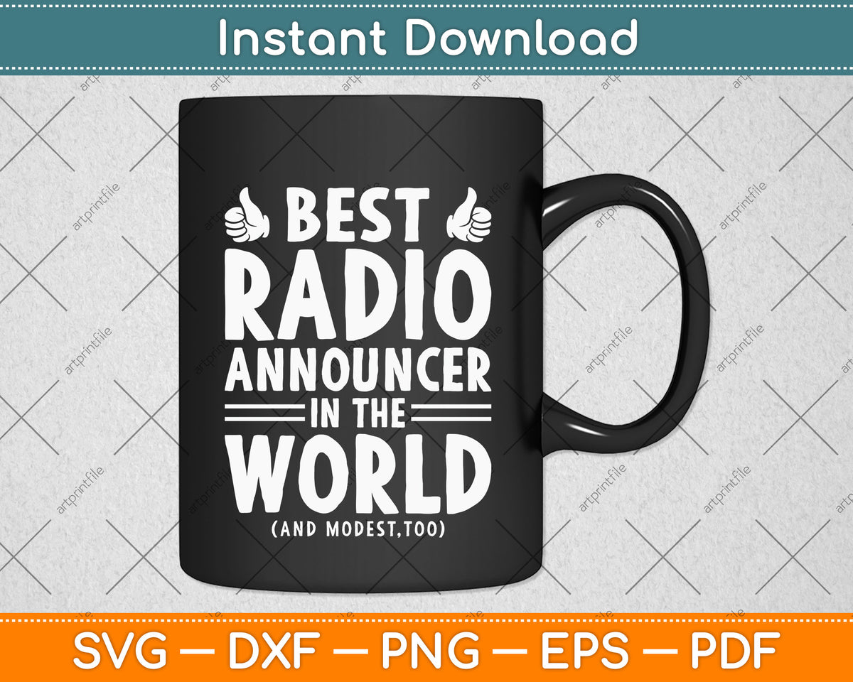 Radio Speaker Microphone Humor Funny Svg Png Dxf Digital Cutting File