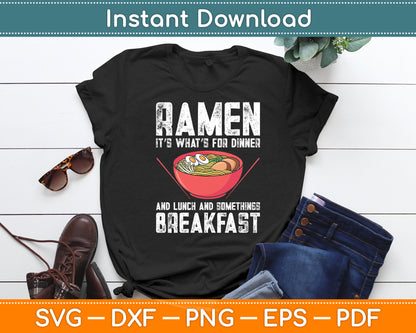 Ramen Noodle Pasta Lovers Svg Digital Cutting File