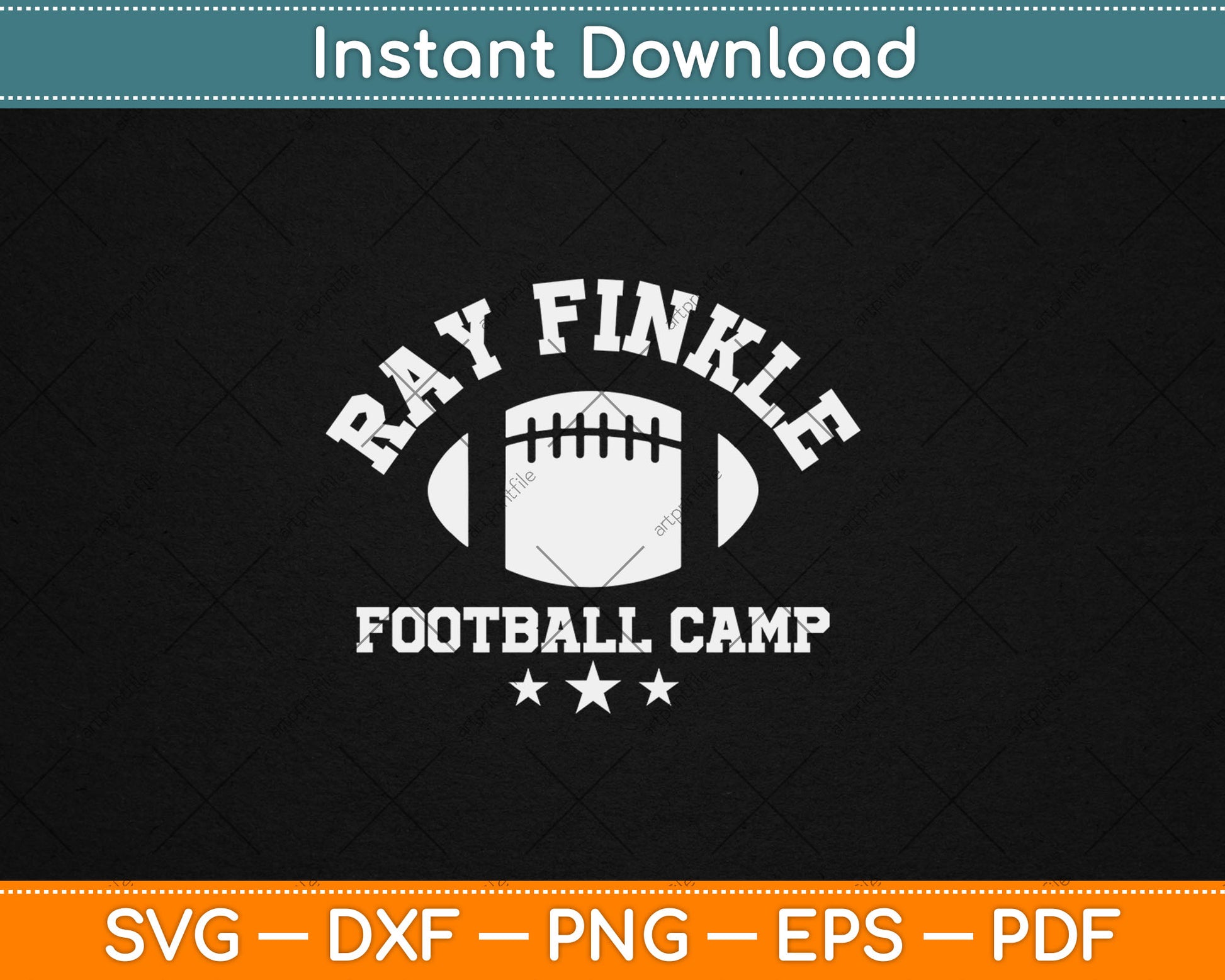 Ray Finkle Football Camp Funny Football Svg Digital Cutting File