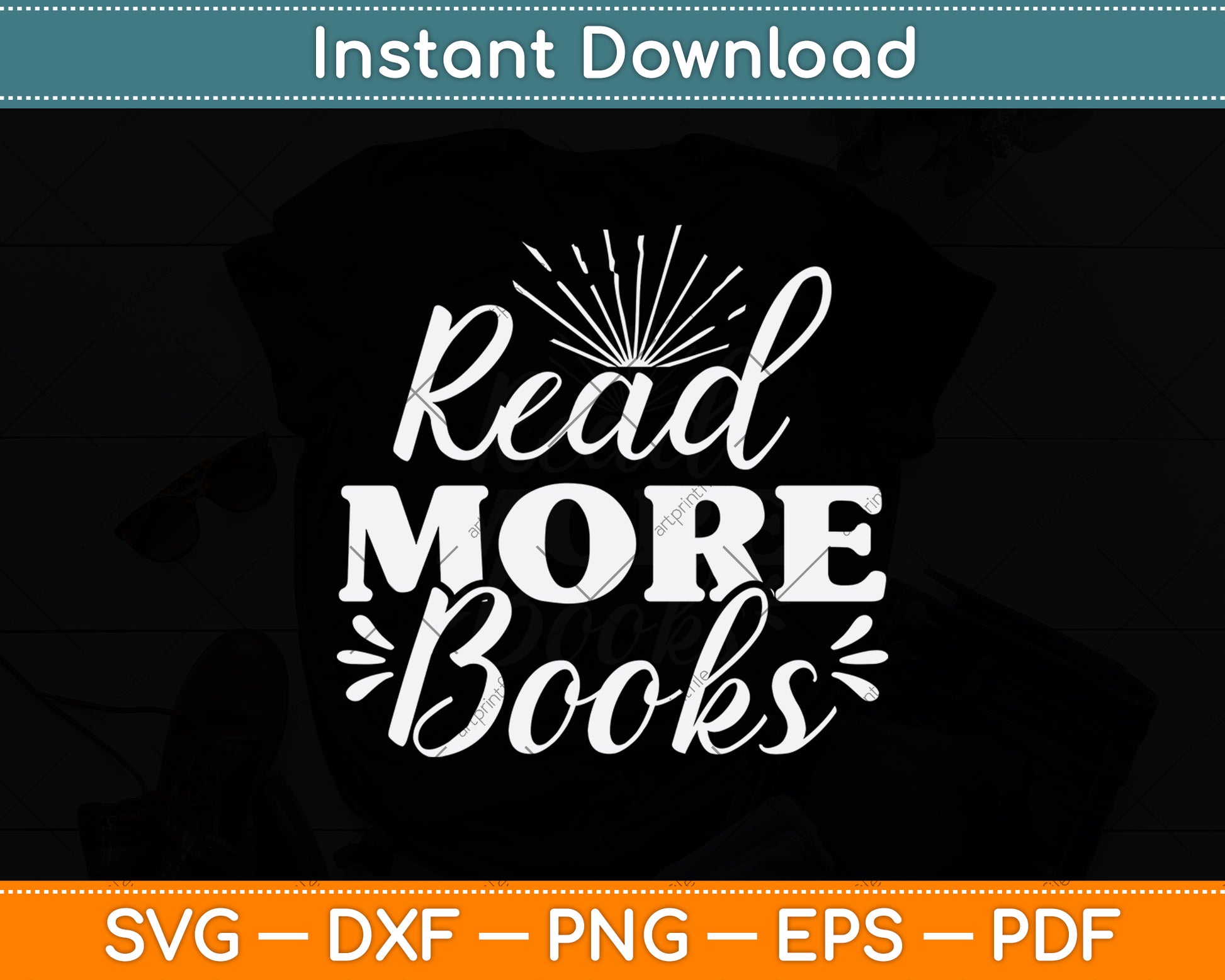 Read More Books Librarian Svg Digital Cutting File