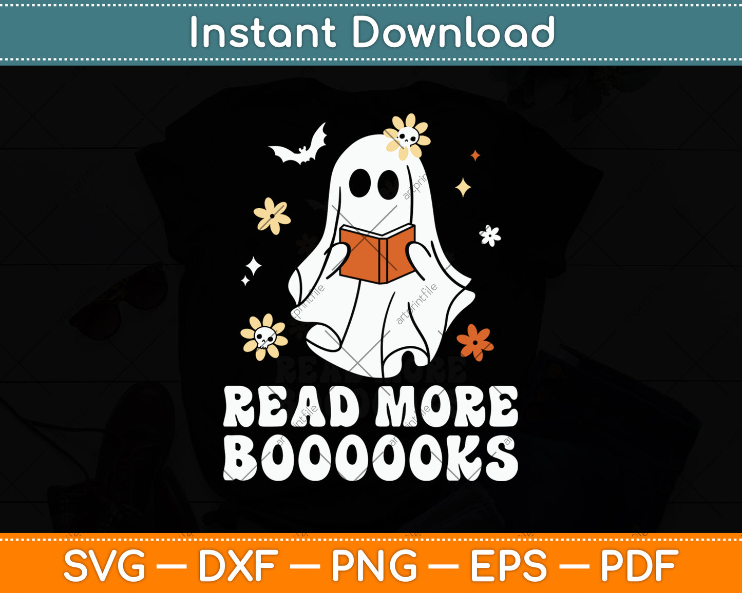 Read More Books Svg Digital Cutting File