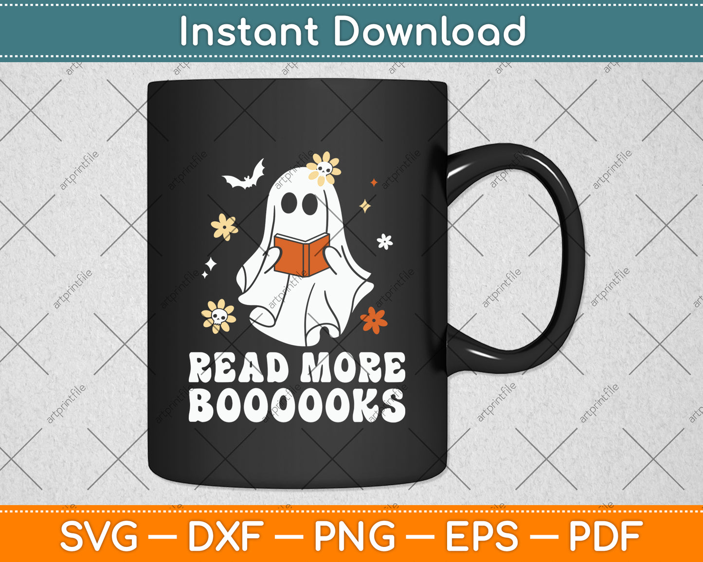 Read More Books Svg Digital Cutting File