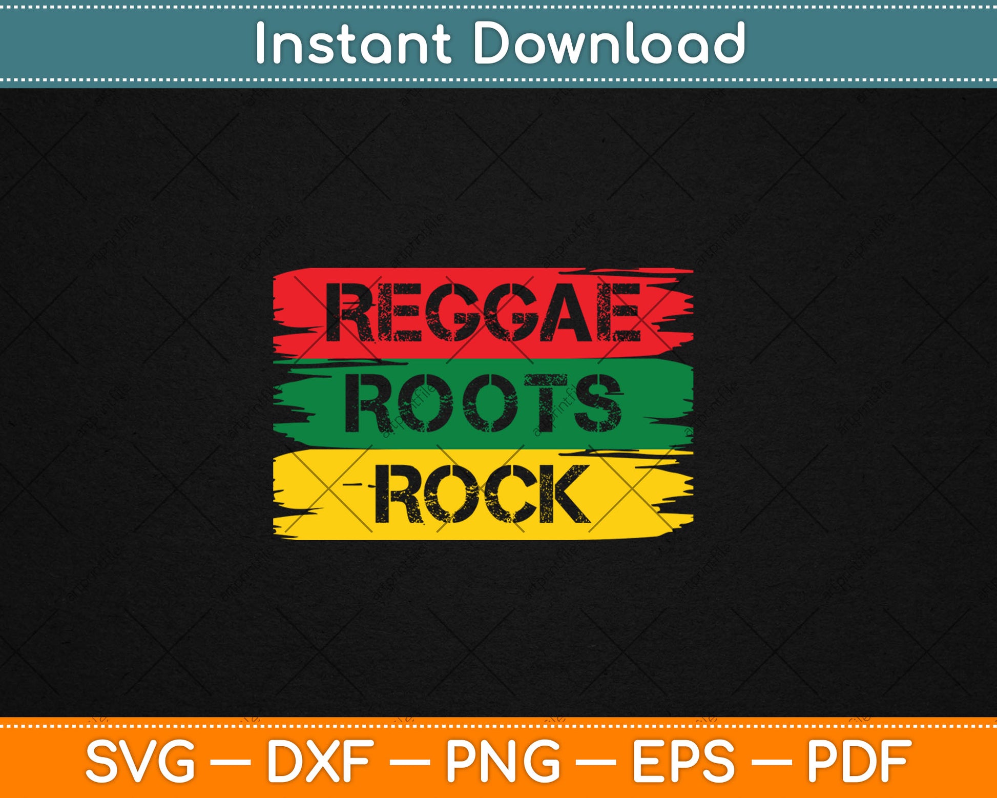 Reggae Roots Rock Gift Jamaica Rastafari Svg Digital Cutting File