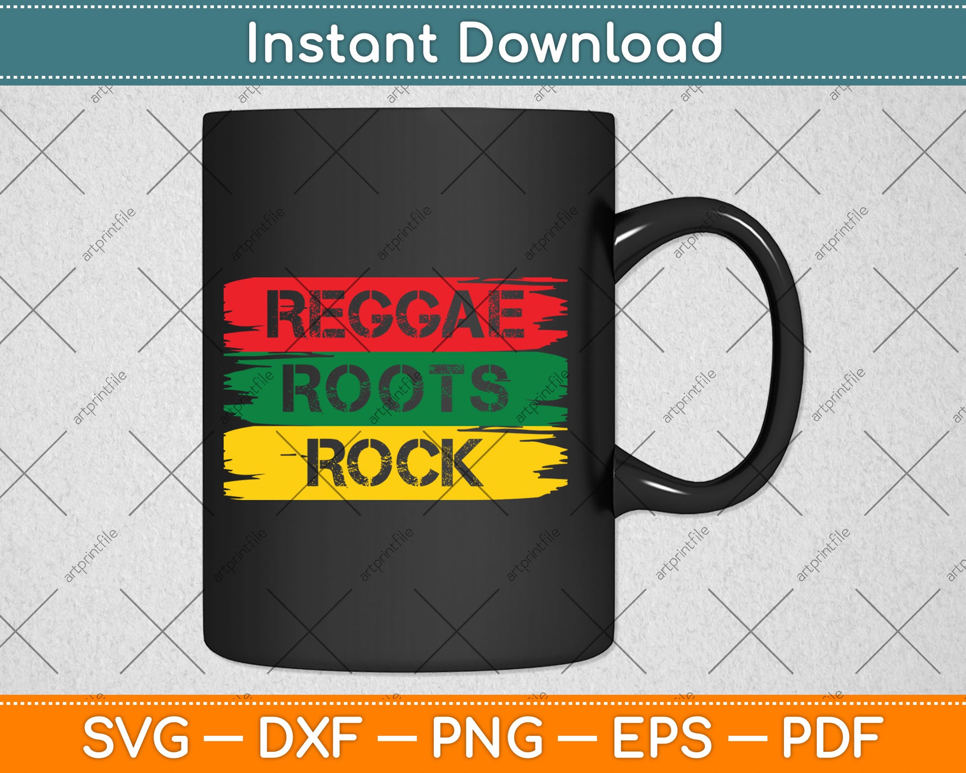 Reggae Roots Rock Gift Jamaica Rastafari Svg Digital Cutting File