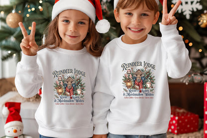 Reindeer Lodge Christmas PNG