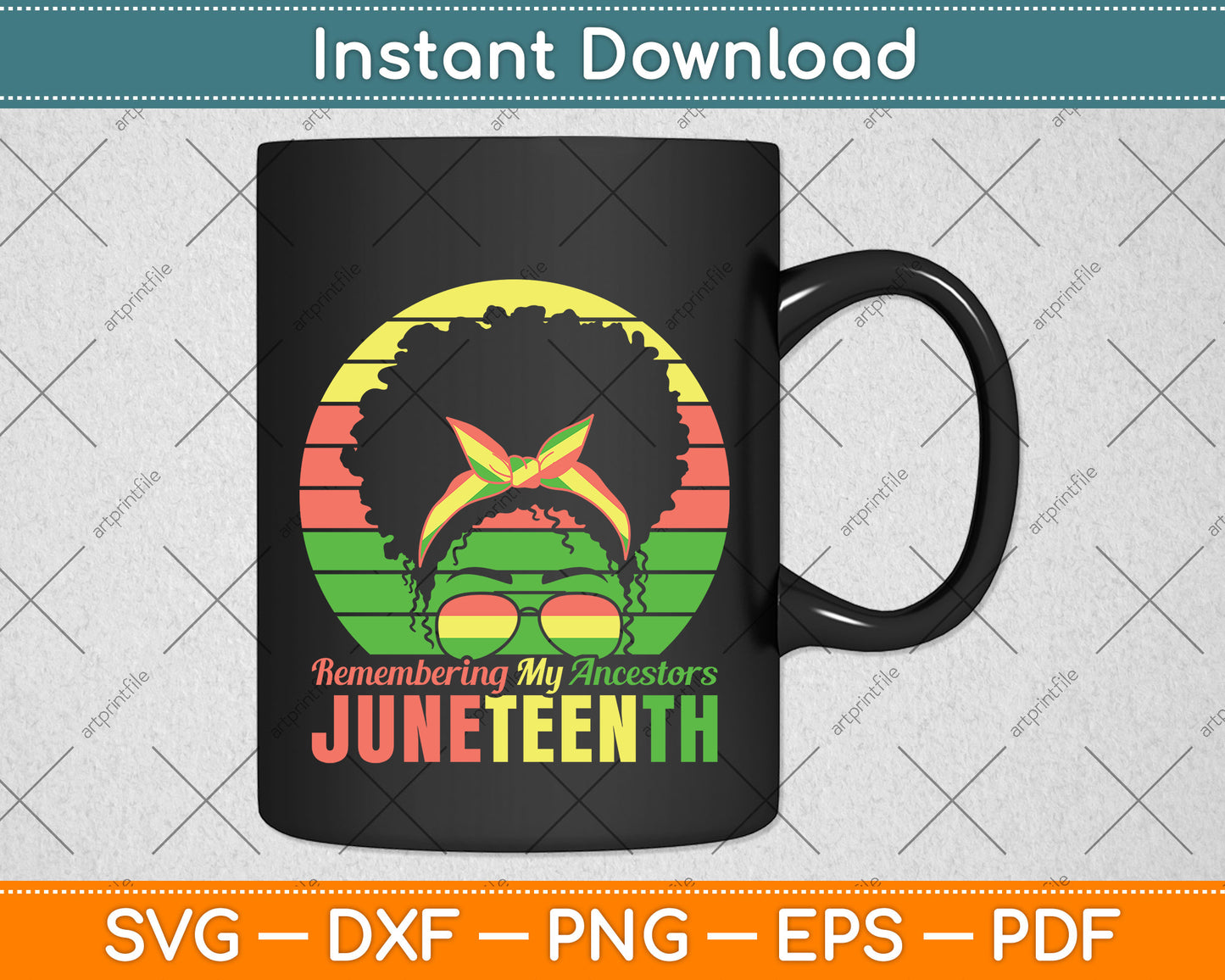 Remembering My Ancestors Juneteenth Black Freedom Svg Digital Cutting File