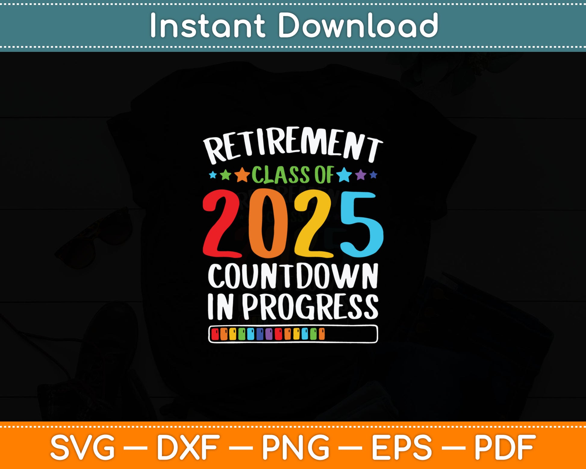 Retirement Class Of 2025 Teacher Svg Digital Cutting File