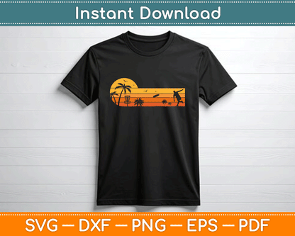 Retro Vintage Frisbee Golf Player SVG Digital Cutting File