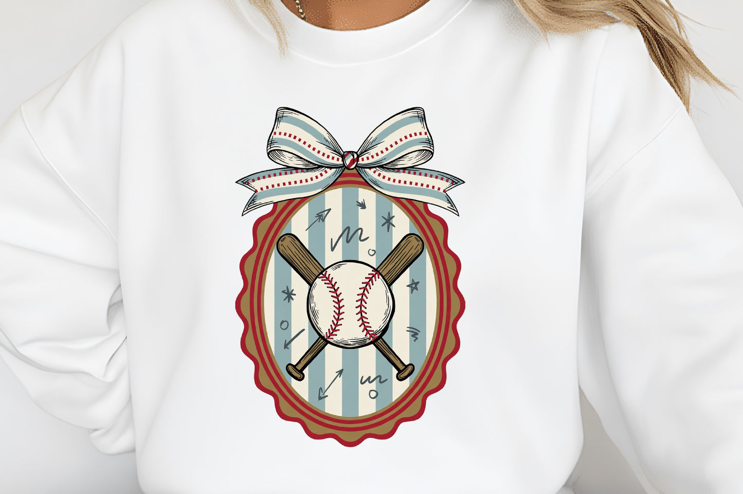 Retro Baseball Coquette Bow PNG, Vintage Baseball Mama Sublimation Design