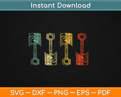 Retro Car Mechanic Vintage Tuner Svg Digital Cutting File