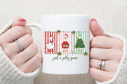 Retro Christmas Goose PNG Bundle