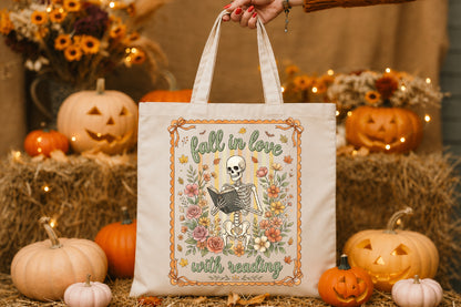 Retro Fall Reading Striped PNG