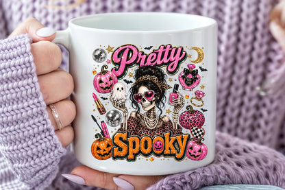 Ribbon Girls Night Halloween Skeleton Sublimation PNG