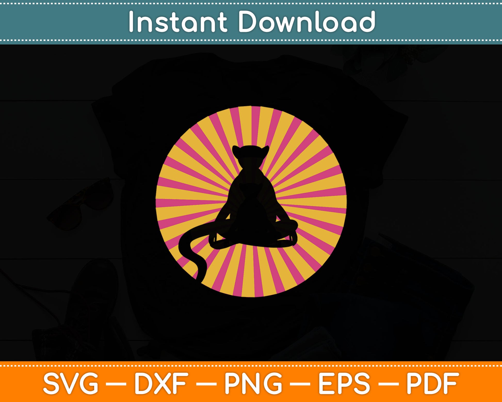 Retro Lemur Svg Digital Cutting File