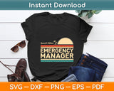 Retro Special Edition Emergency Manager Svg Digital Cutting File