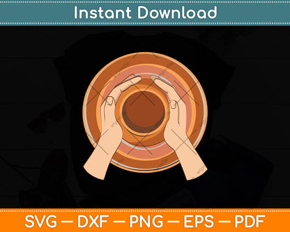 Retro Vintage Ceramic Kiln Pottery Svg Digital Cutting File