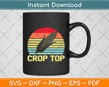Retro Vintage Corn Crop Top Svg Digital Cutting File