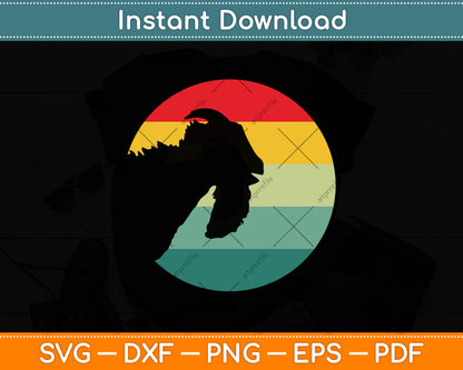 Vintage Retro Goat Svg Digital Cutting File