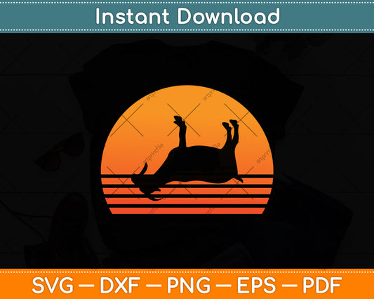 Retro Vintage Goat Svg Digital Cutting File