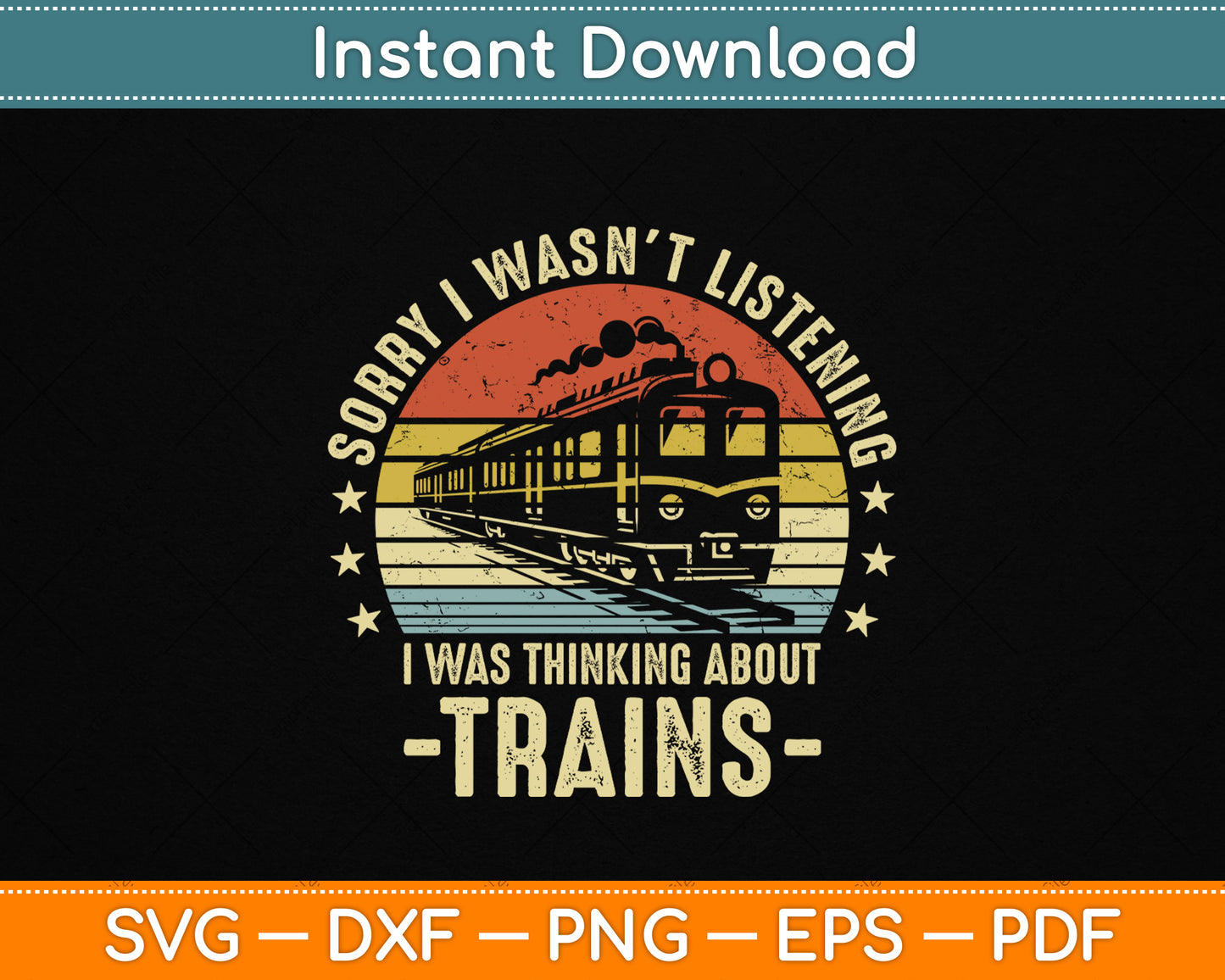 Retro wagon train lover SVG design for railroad enthusiasts and train fans
