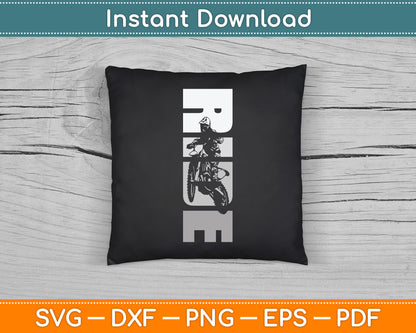 Ride Dirt Bike Motocross SVG PNG Digital Cutting File