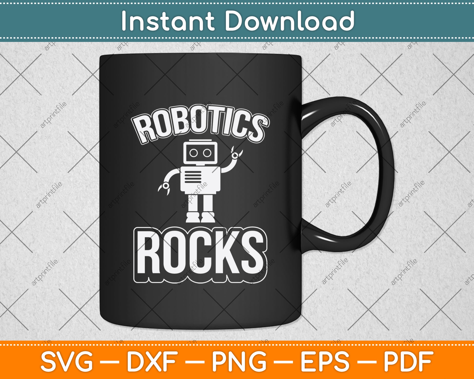 I Love Robots Robotics Rocks Svg Digital Cutting File