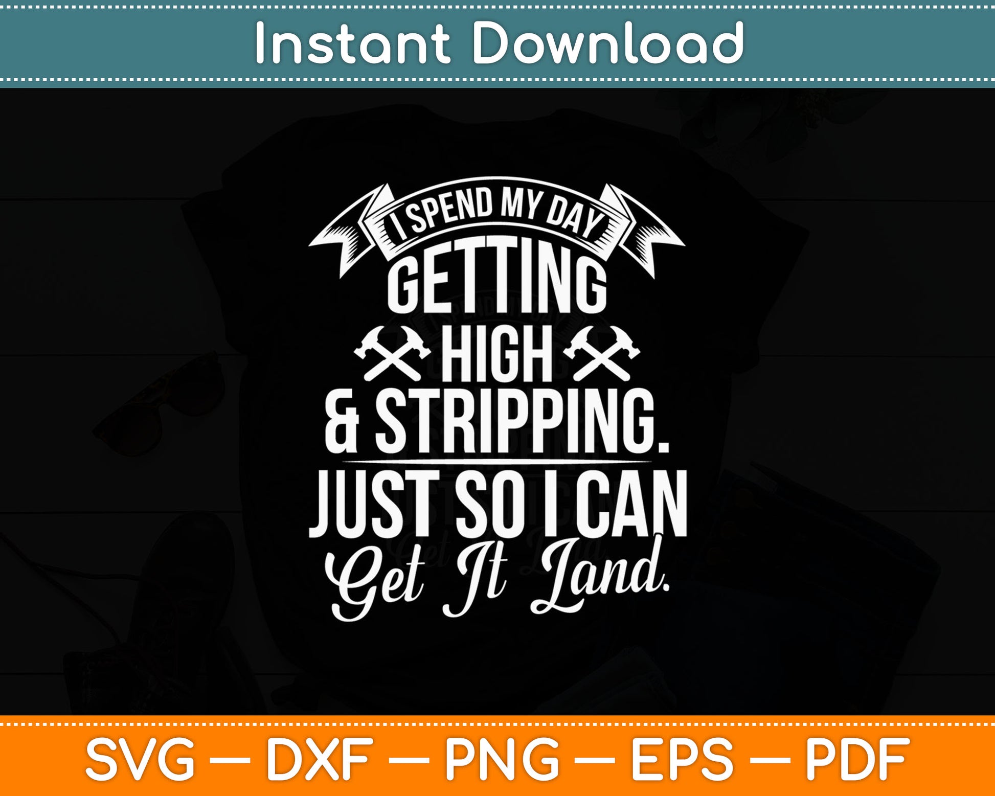Roofing Contractor For Men Funny Roofer Svg Digital Cutting File
