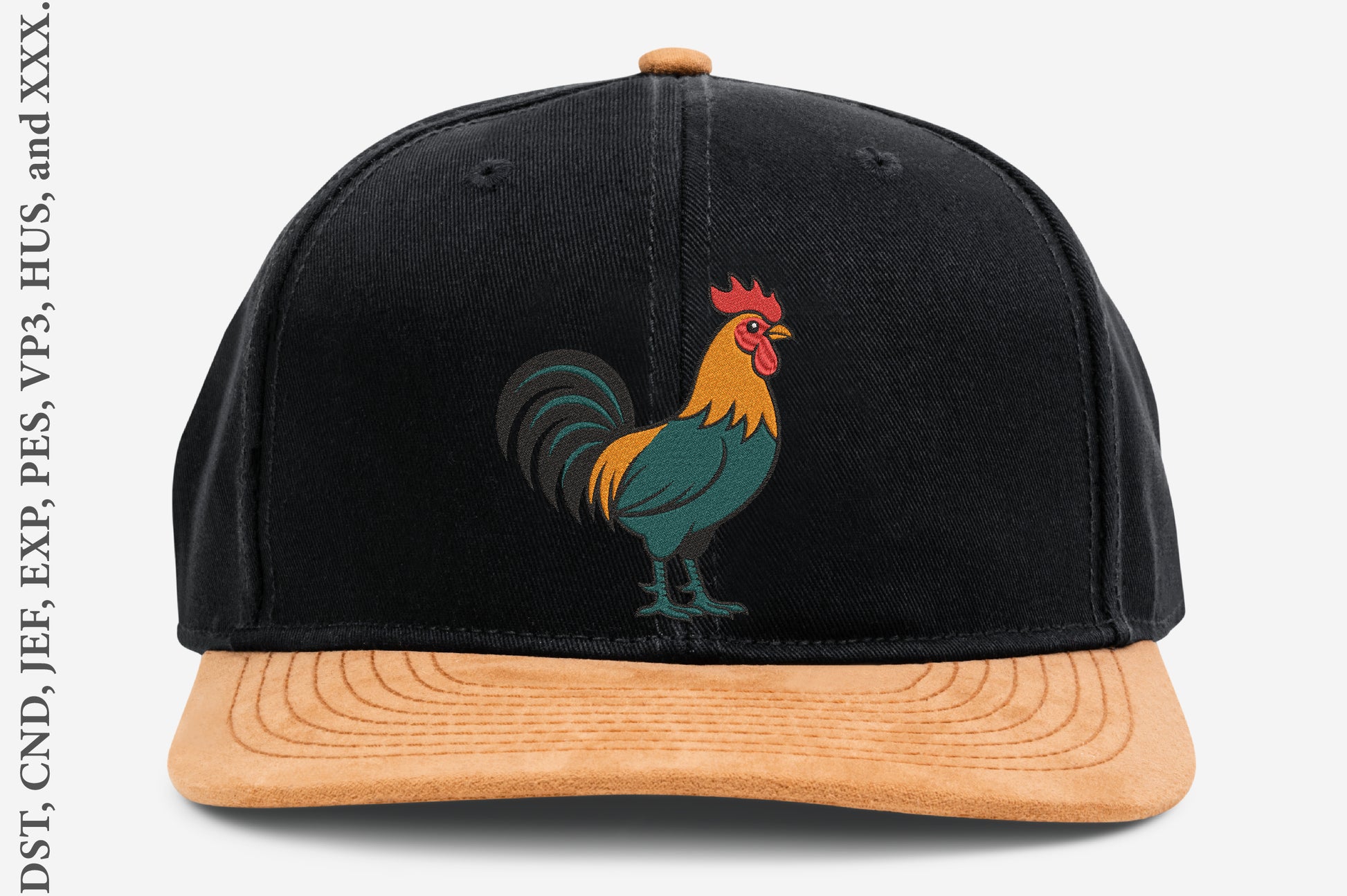 Rooster Animal Embroidery Designs – Farm Rooster Machine Embroidery Pattern, Cute Country Chicken Embroidery Design