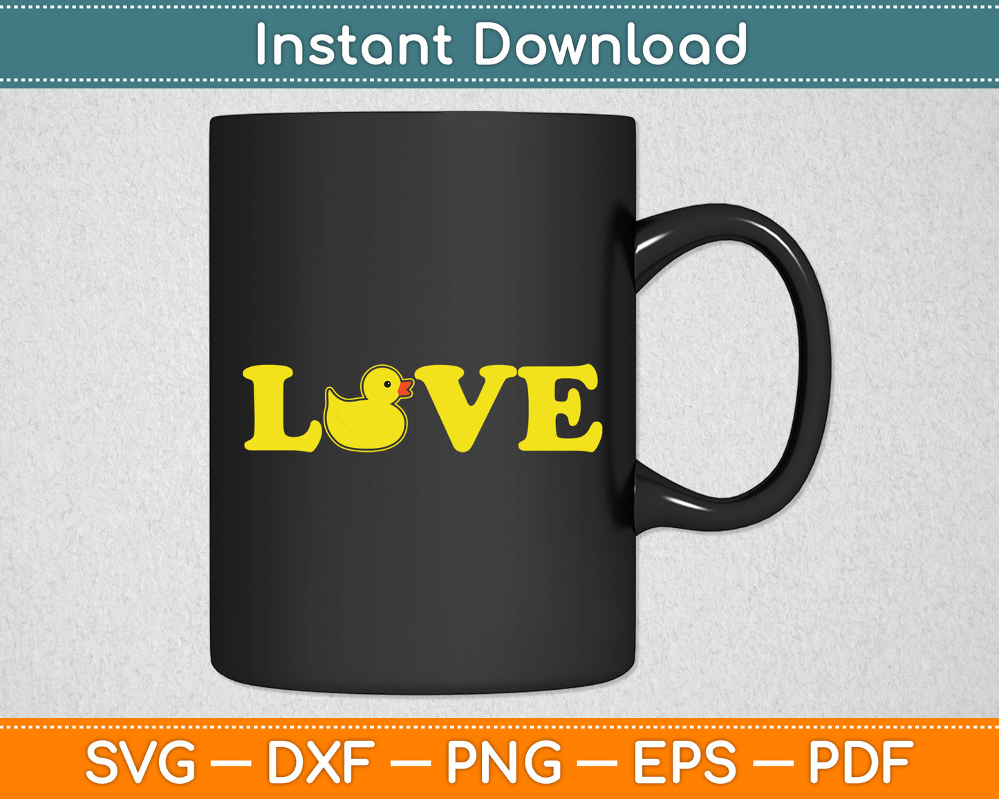Rubber Duck Cute Duckie Rubber Duck Lover Duckling Funny Svg Png Dxf Cutting File