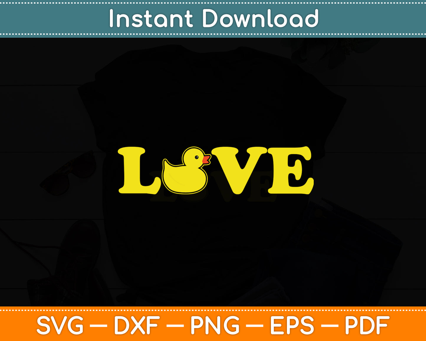 Rubber Duck Cute Duckie Rubber Duck Lover Duckling Funny Svg Png Dxf Cutting File