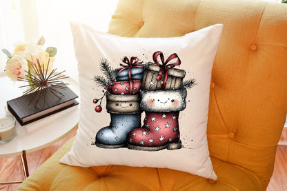 Rustic Boho Christmas Clipart PNG Bundle