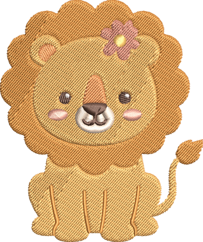 Safari Animals Embroidery Bundle