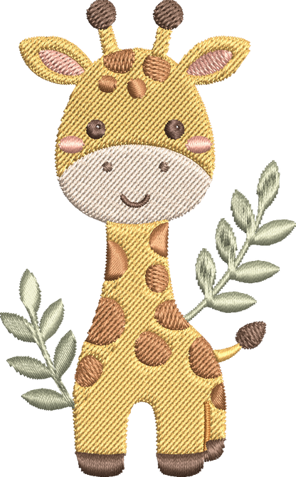 Safari Animals Embroidery Bundle