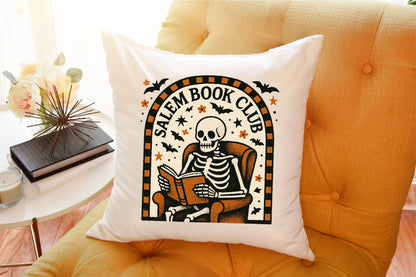 Salem Book Club Skeleton Halloween PNG Design