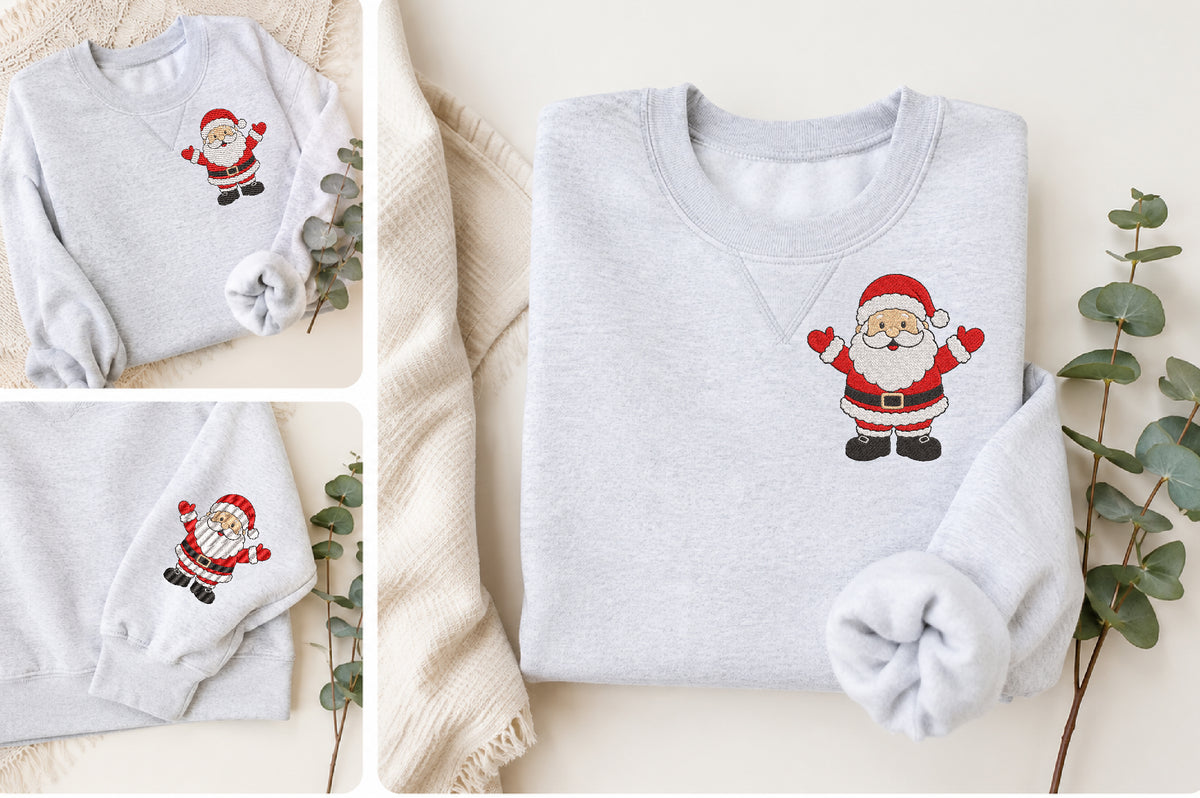 Santa Claus Embroidery Design