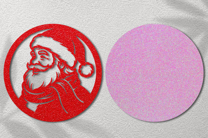 Santa Face Ornament Laser Cut SVG Bundle
