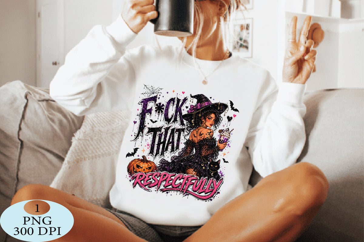 Sassy Witch Halloween PNG