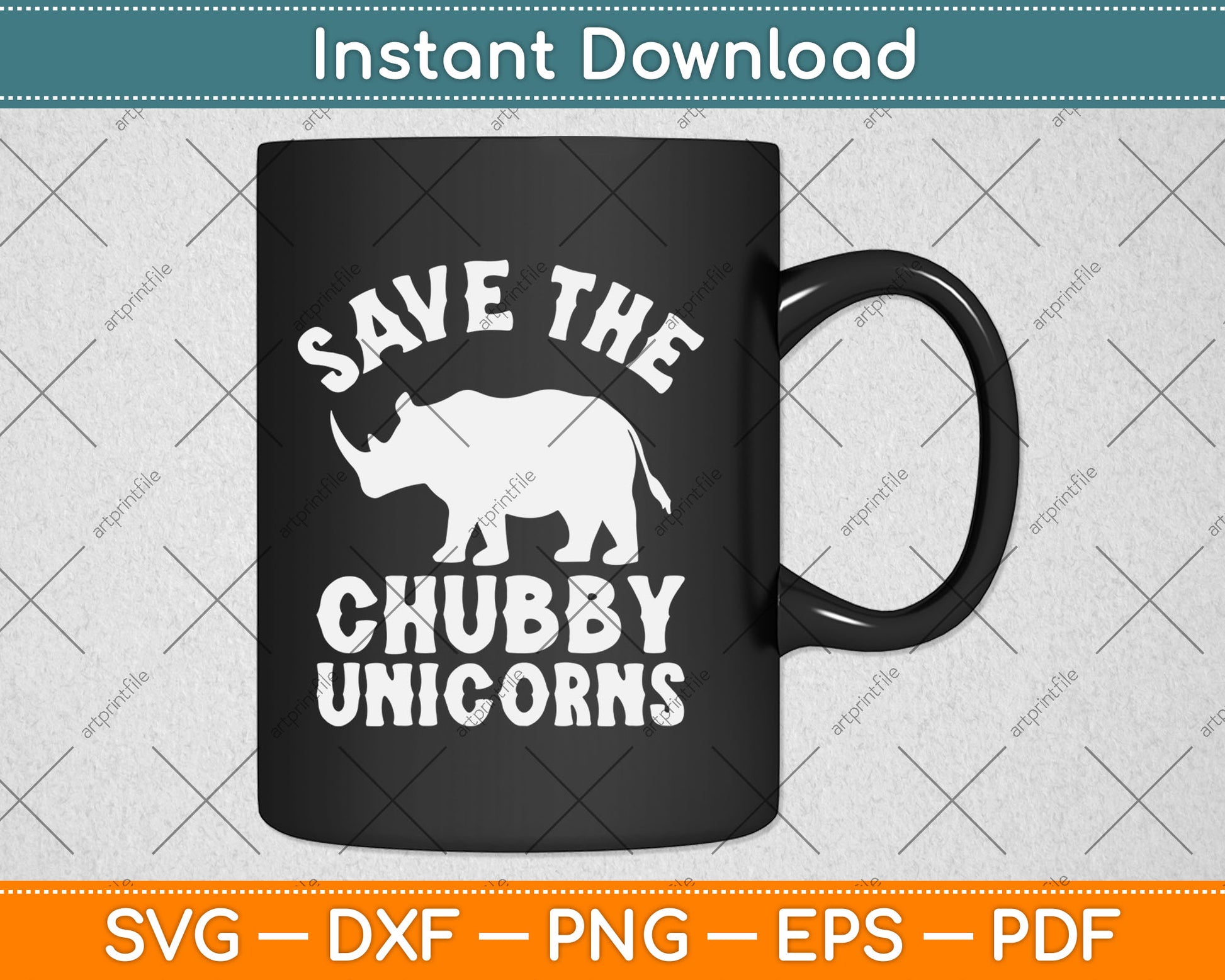 Save The Chubby Unicorns Svg Digital Cutting File