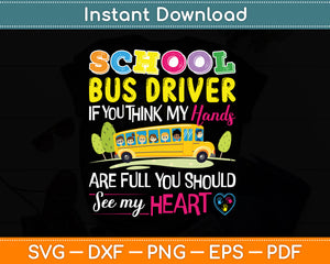 School Bus Driver Funny Svg Digital Cutting File