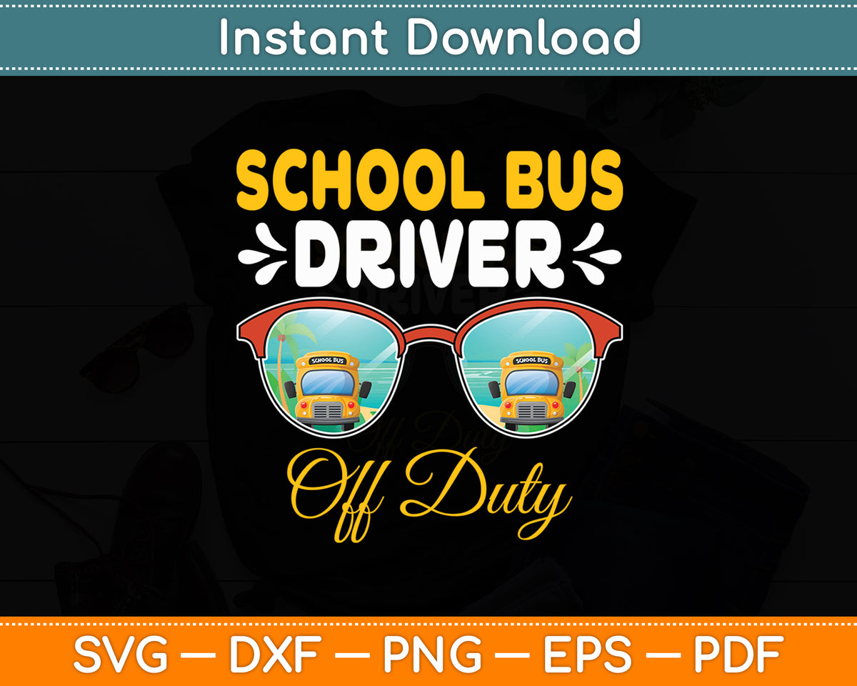 School Bus Driver Off Duty Henry Svg Digital Cutting File – artprintfile