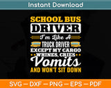 School Bus Drivers District Yellow Shuttle Bus Drivers Svg Digital Cutting File