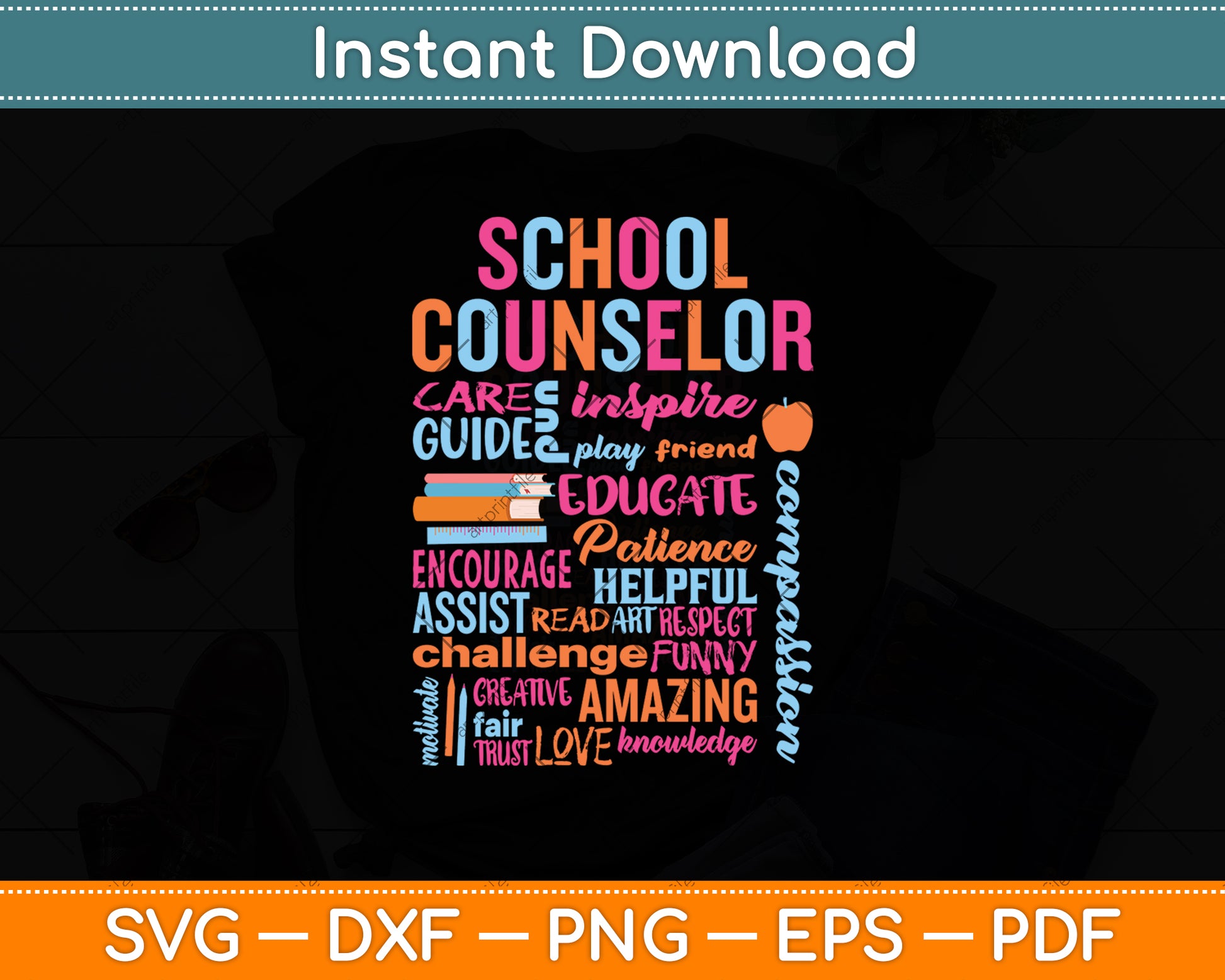 School Counselor School Counseling Week Svg Digital Cutting File