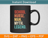 School Nurse Man Myth Legend Svg Digital Cutting File