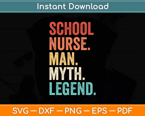 School Nurse Man Myth Legend Svg Digital Cutting File