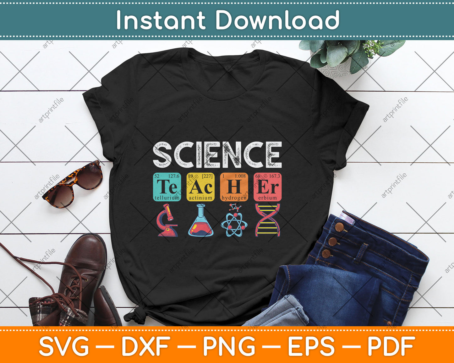 Science Teacher Chemistry Biology Physics Teacher Student Svg Digital Cutting File