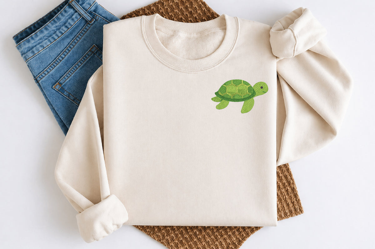 Cute Crab Embroidery Design