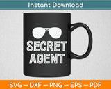 Secret Agent Halloween Funny Svg Digital Cutting File